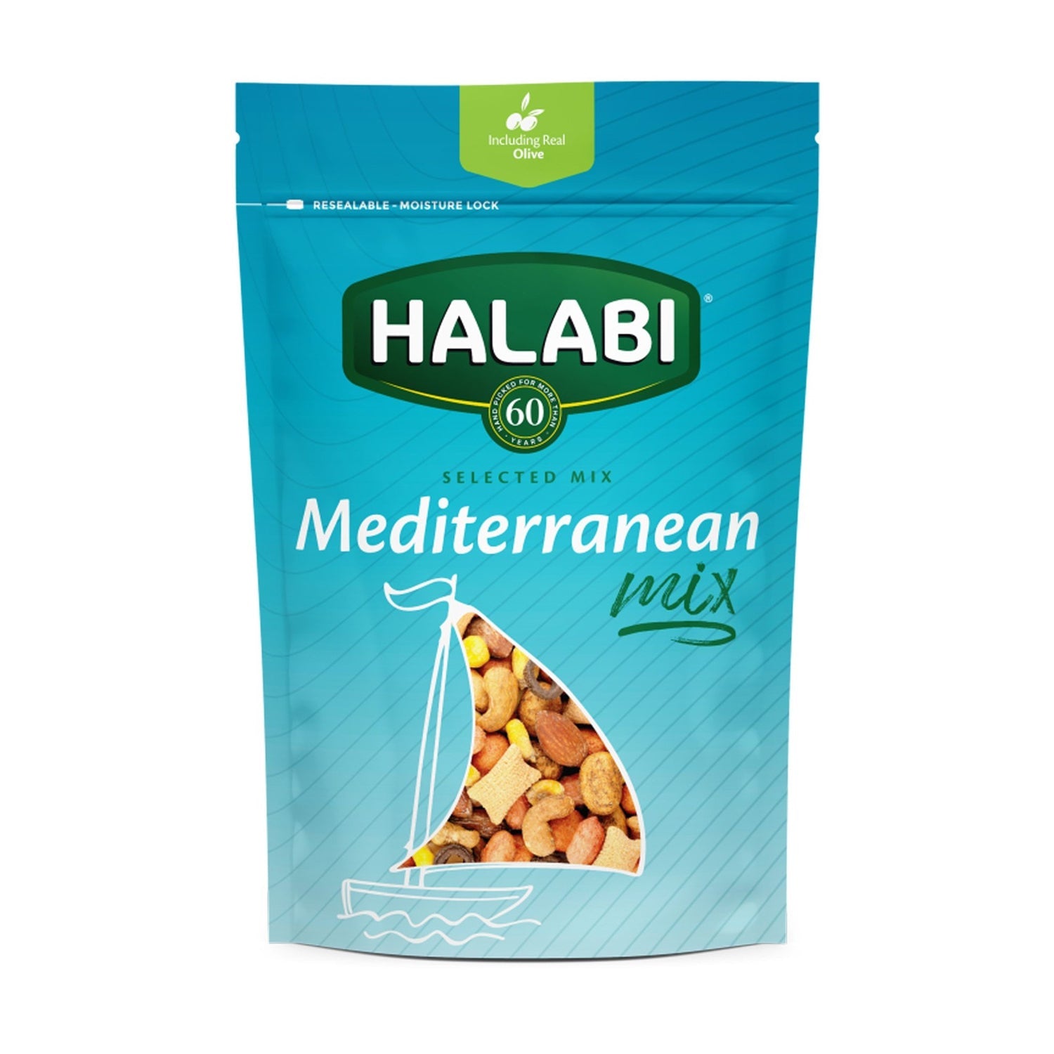 Halabi Mediterranean Snack Mix - Premium Nut Blend with Authentic Middle Eastern Flavors