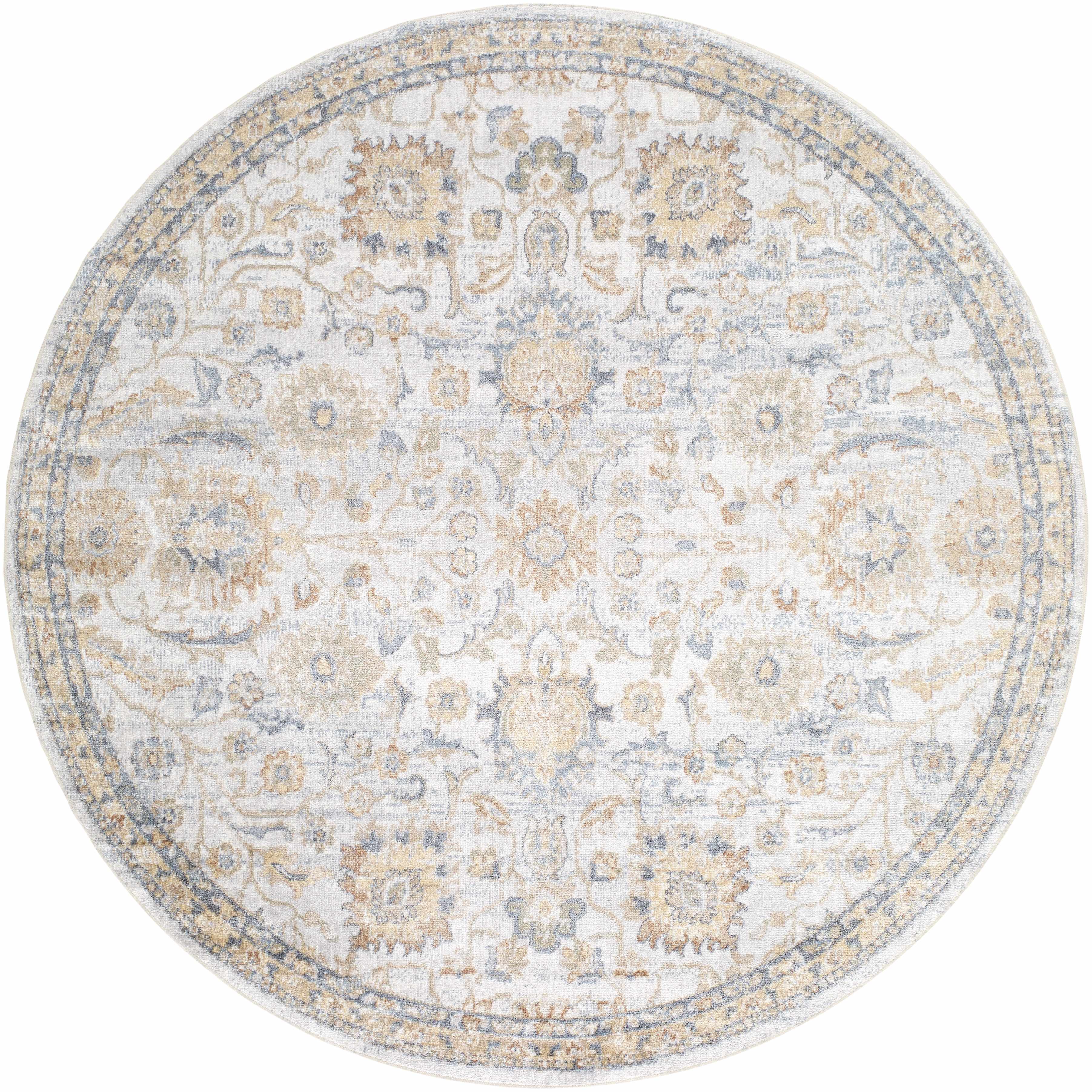 Dion Washable Floral Rug