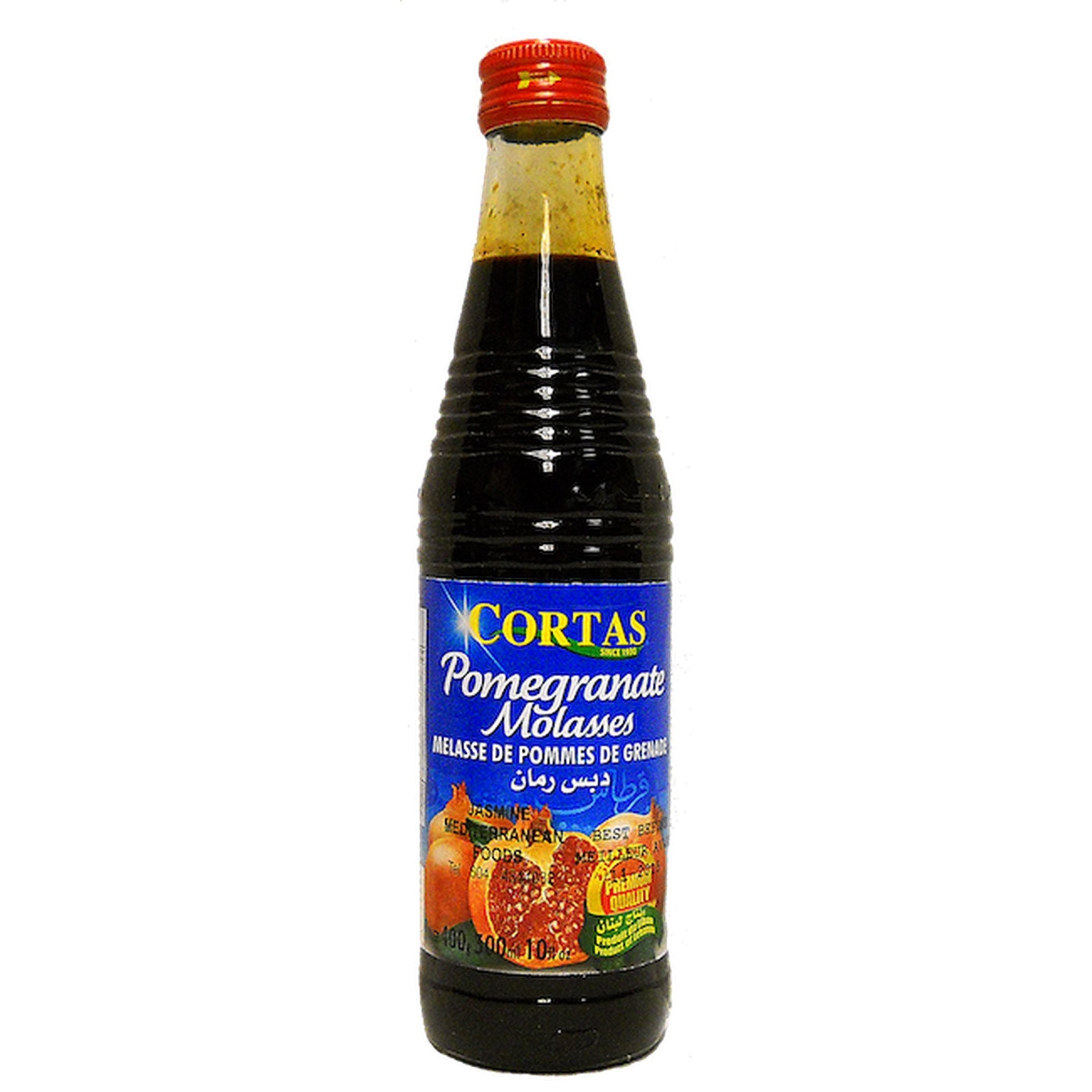 Cortas Pomegranate Molasses 10 Fl Oz - 100% Pure Natural Concentrate for Middle Eastern Cuisine