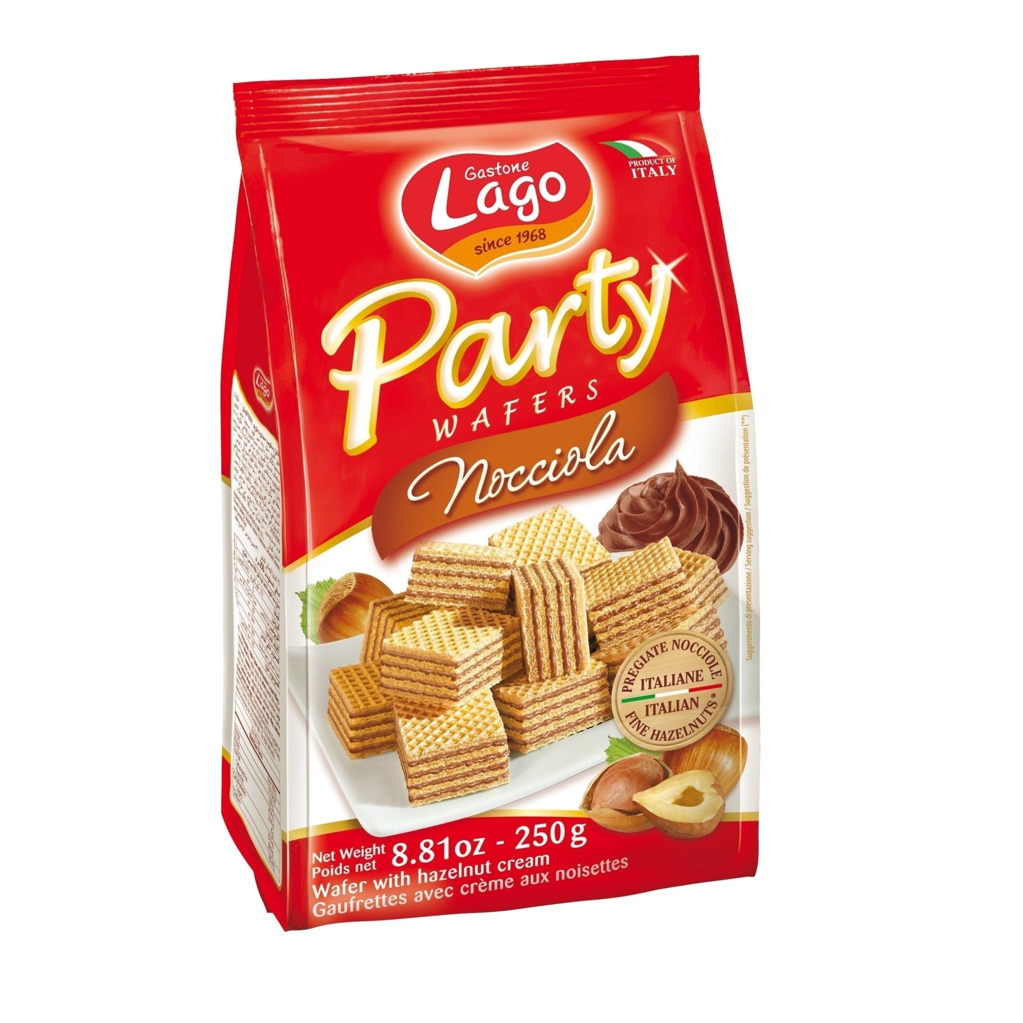Gastone Lago Hazelnut Party Wafers