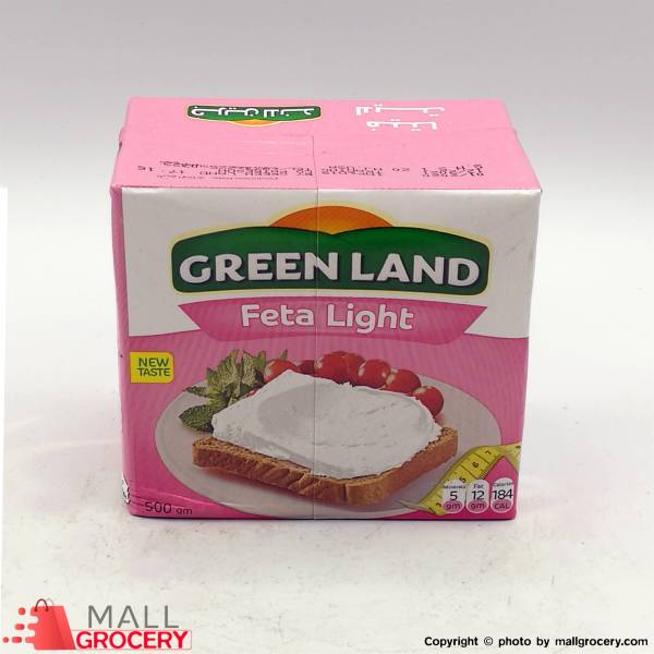 Greenland Light Feta Cheese 500G - Creamy, Reduced Fat, Authentic Mediterranean Flavor