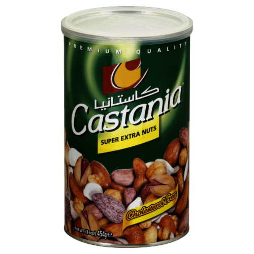 Castania Super Extra Nut Snack Mix – 16 Oz, Assorted Pistachios, Almonds, Cashews & Peanuts
