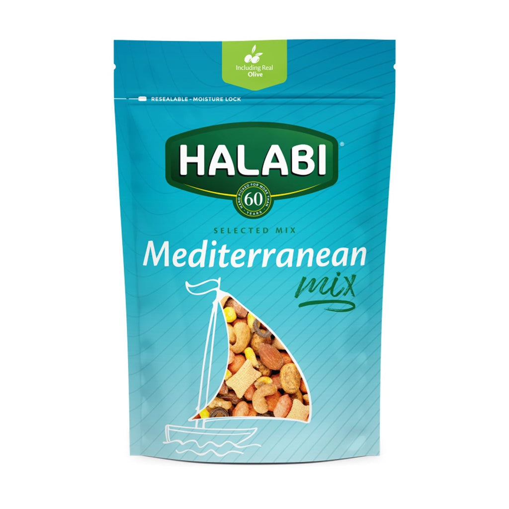 Halabi Mediterranean Snack Mix - Premium Nut Blend with Authentic Middle Eastern Flavors