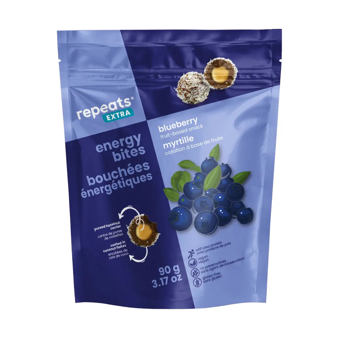 Repeats Extra Energy Bites Blueberry 90g