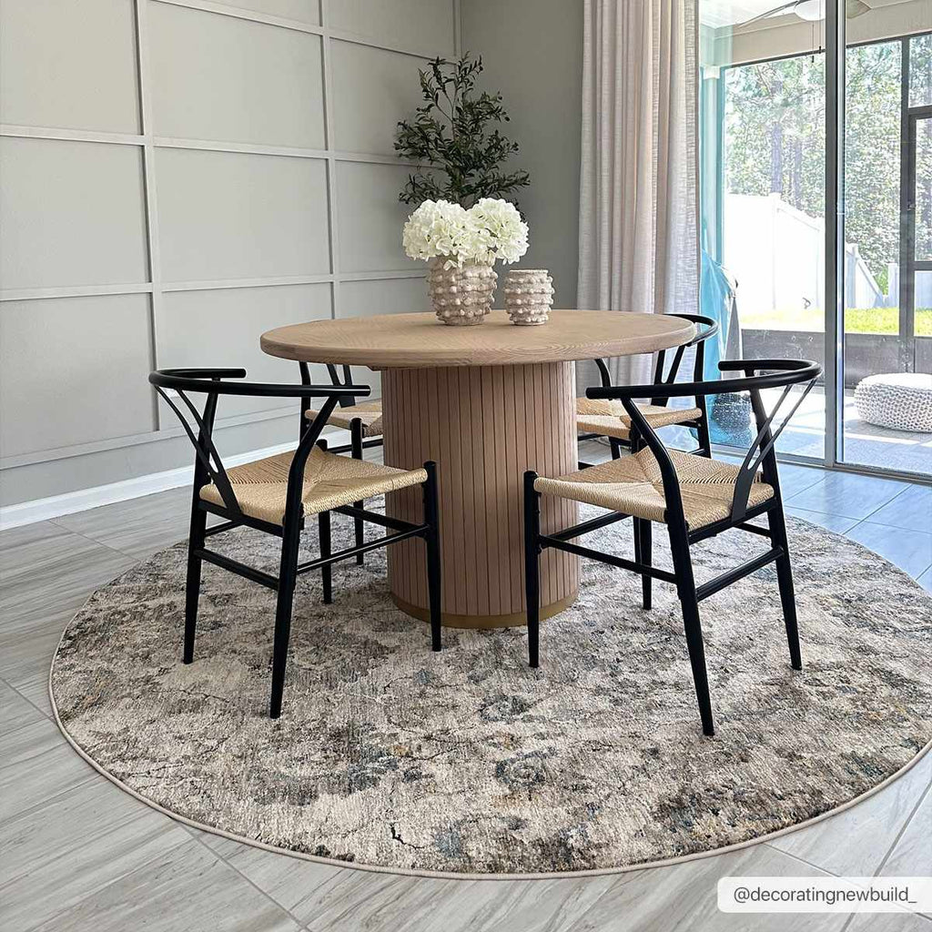 Morinville Teal Floral Rug