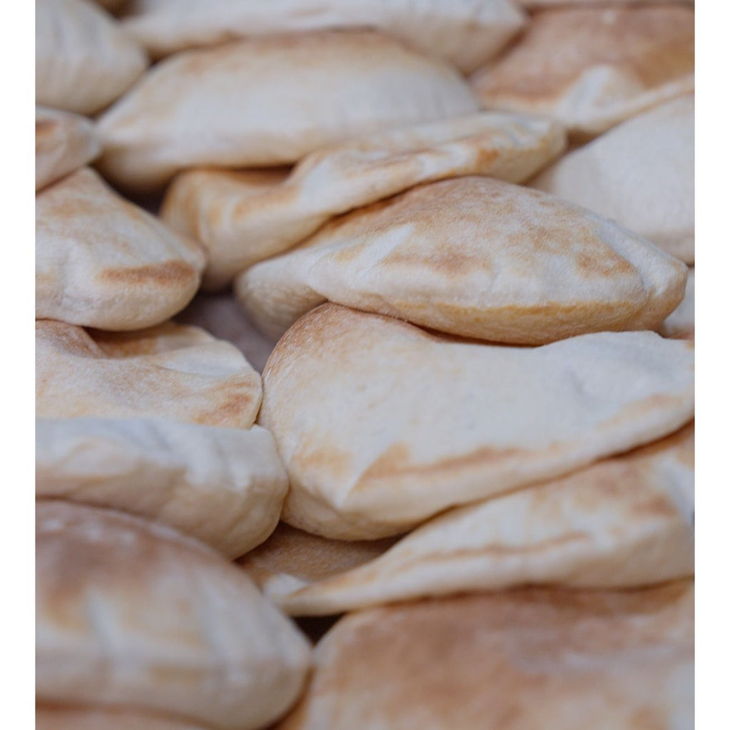 Fresh Baked Pita Bread - 10 Pieces of Soft, Chewy, Made Fresh Daily for Dips and Wraps