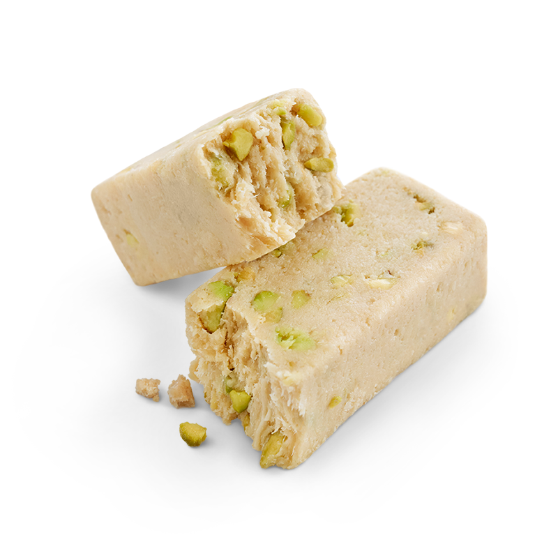 Delicious Halva With Pistachio - 1# Pack of 12 by ALBASHA