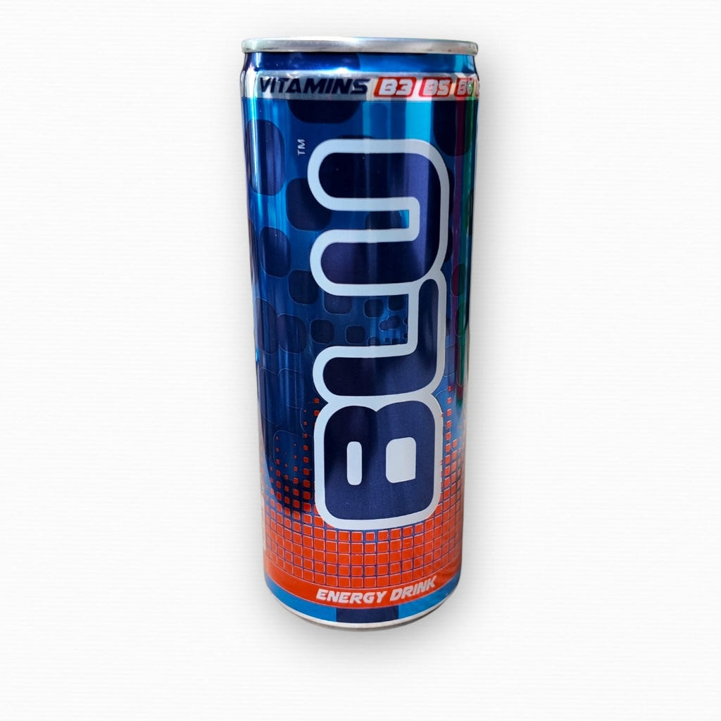 BLU DAY Refreshing Energy Drink - 250ml Can, Light Flavor, Kosher Certified, Perfect for On-the-Go