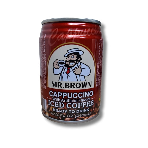 Mr Brown Iced Cappuccino Coffee Drink - Ready To Drink Coffee Beverage From Taiwan, 8.12 Fl Oz