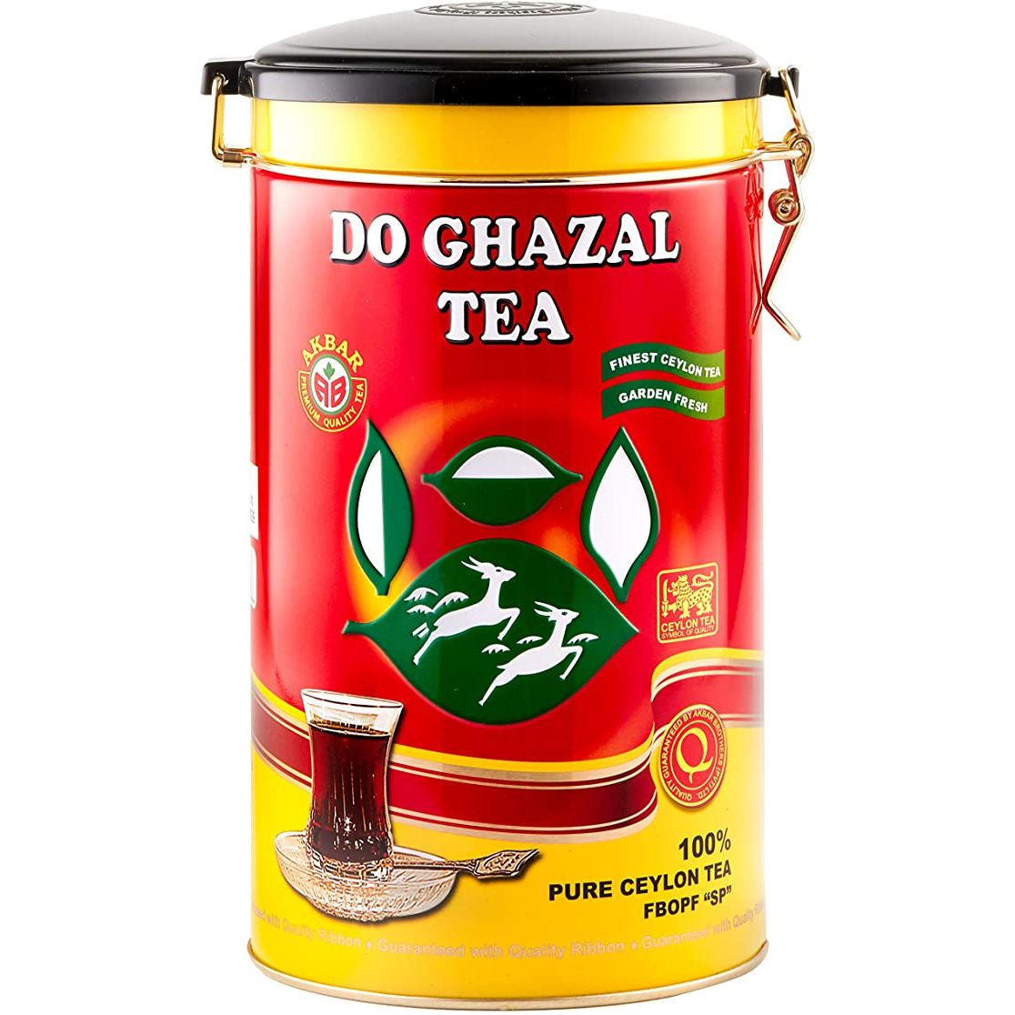 Do Ghazal Pure Ceylon Tea Red Loose Tea In Tin, 400g