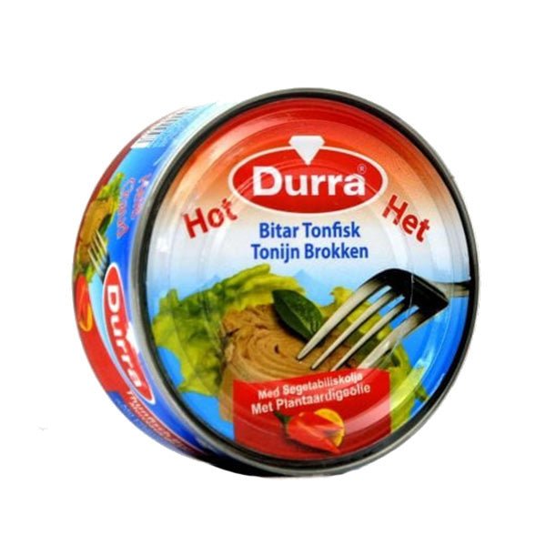 Durra Chili Tuna Fish in Oil - 70% Tuna with Spicy Flavor - 160g Can