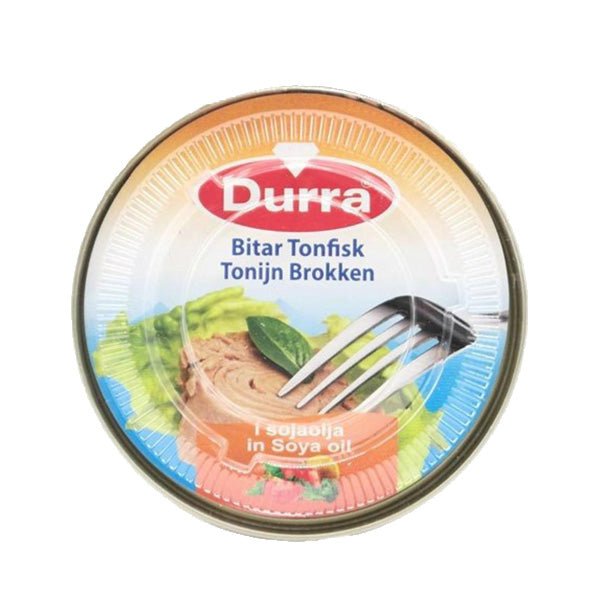 Durra Canned Tuna Fish in Soy Oil 160g - High Protein, Rich Taste, Convenient Meal Option