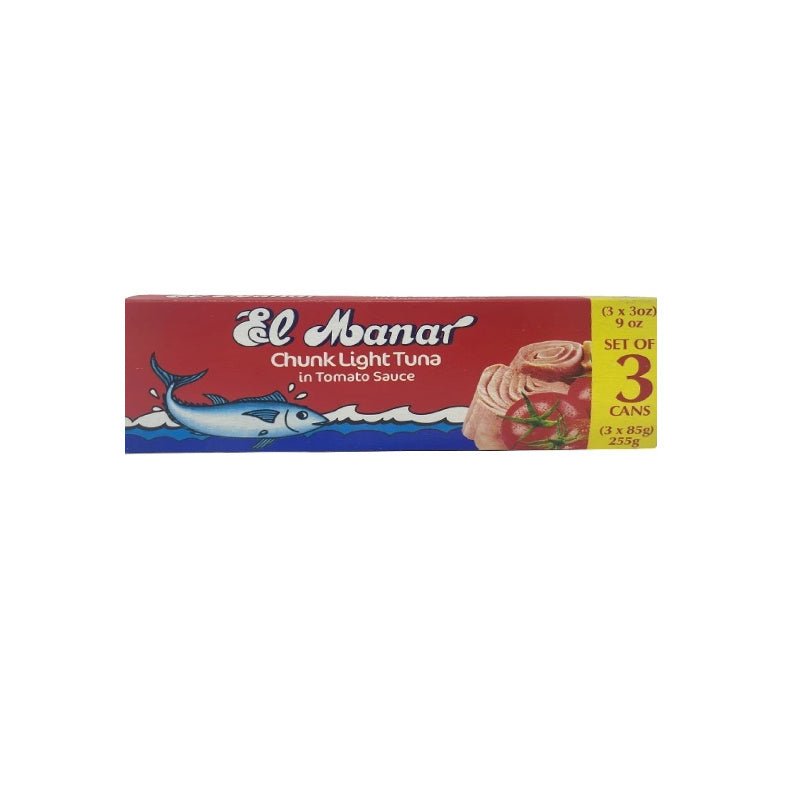 El Manar Chunk Light Tuna W/Tomato Sauce 3X85X16