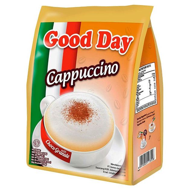 Good Day Instant Cappuccino Coffee 20 Pack – Rich, Dark Flavor for a Perfect Morning