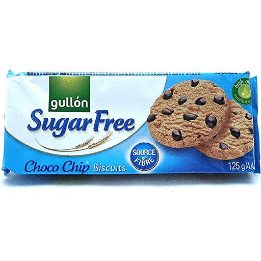 Gullon Sugar Free Chocolate Chip Cookies 4.4 Oz - Delicious Guilt-Free Treats With Real Chocolate