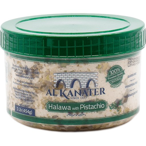 Delicious Halva With Pistachio - 1# Pack of 12 by ALBASHA