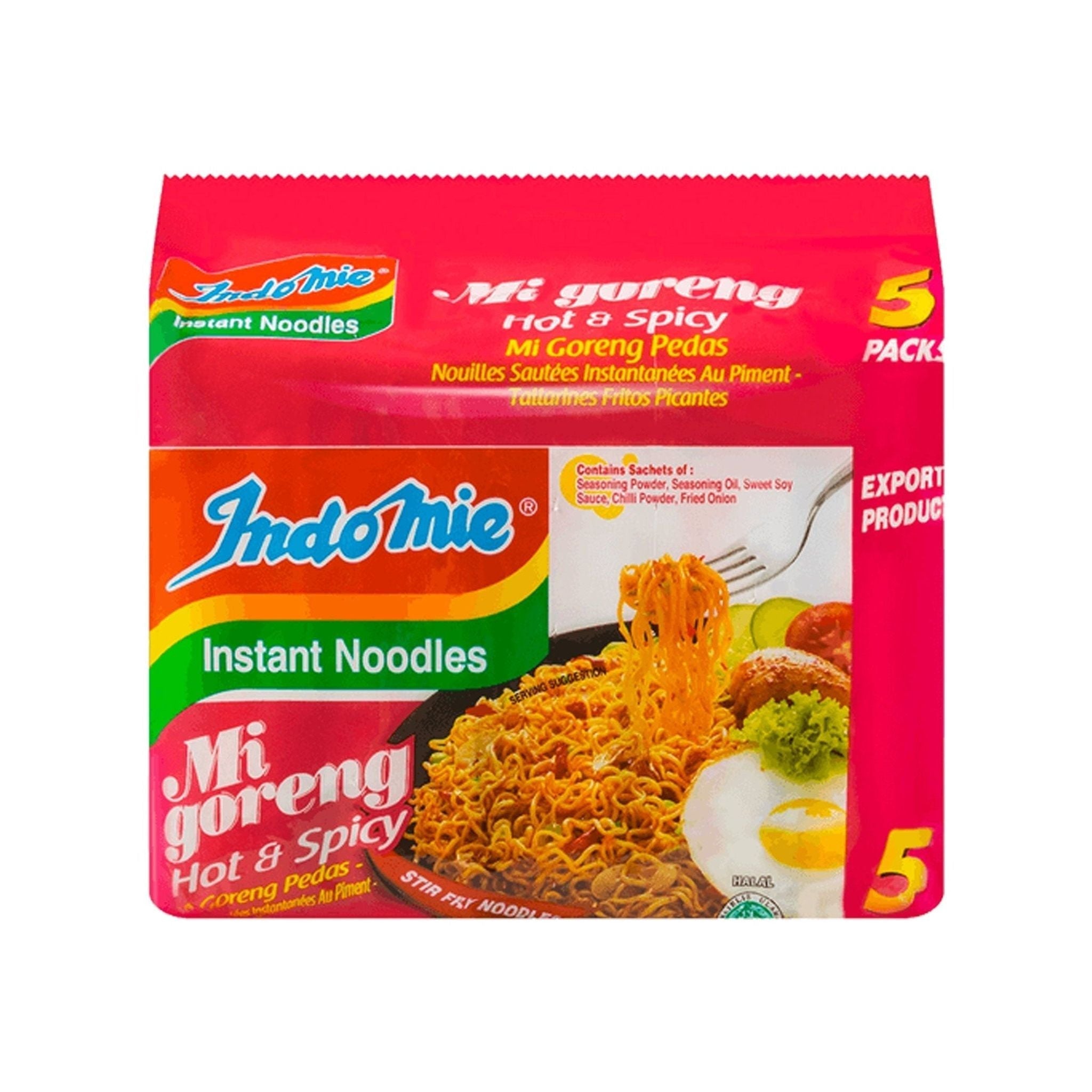 Indomie Instant Noodles: Hot & Spicy Fried Mi Goreng