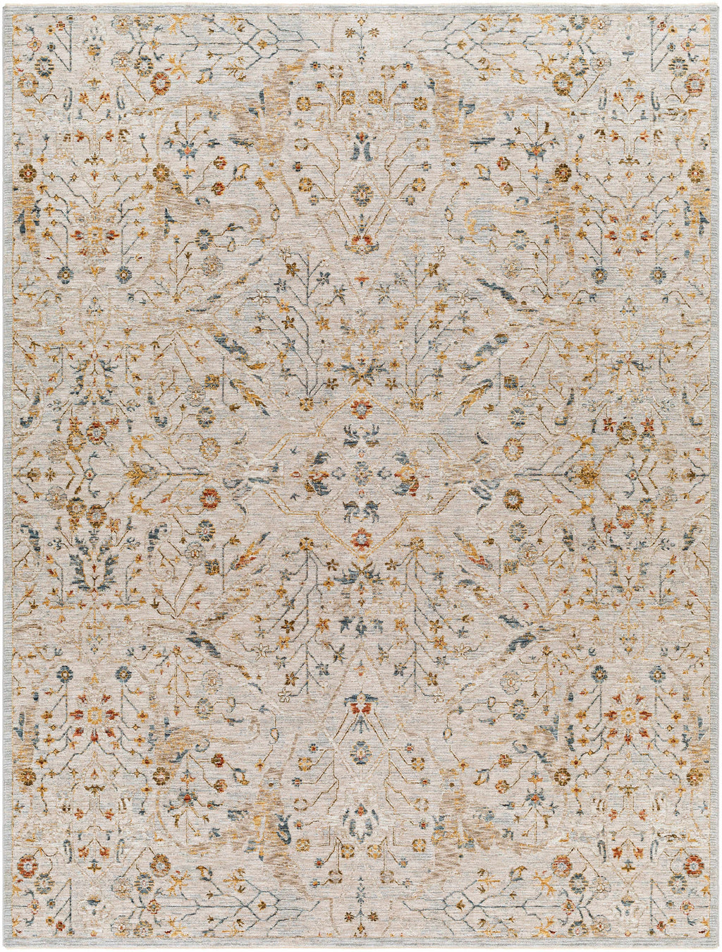 Kabungahan Oushak Style Floral Rug