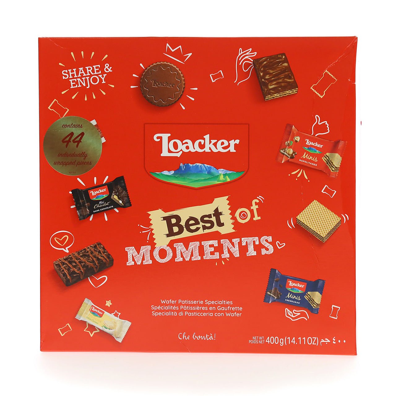 Loacker Best Of Moments Wafer 400g