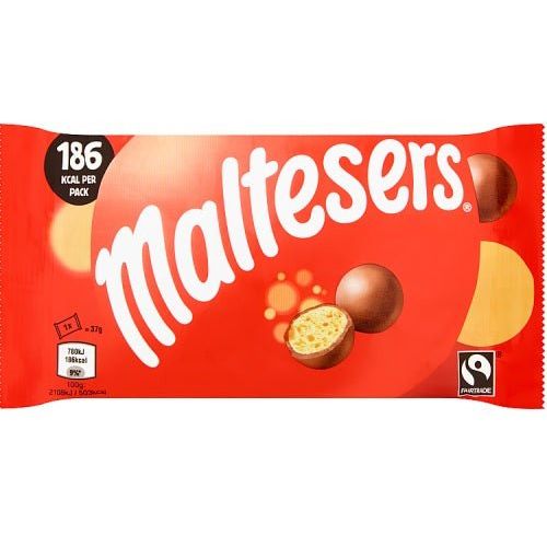 Maltesers Caramel Glazed Biscuits 37G - Delicious Crunchy Treats with Irresistible Flavor