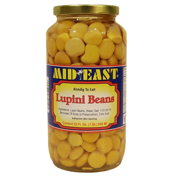 Mideast Mid East Lupini Beans 32 Fl. Oz. 946 Ml