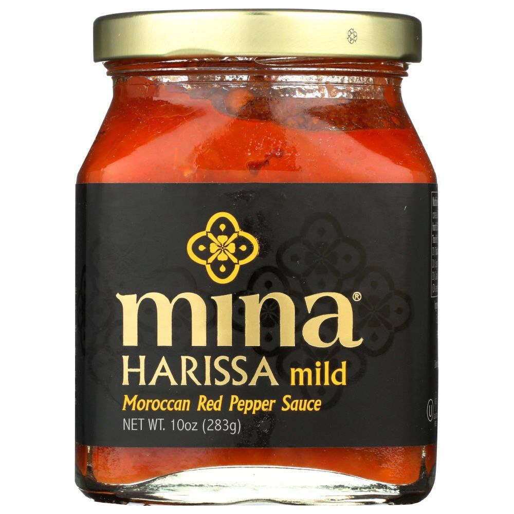 Mina Harissa Mild Harissa Sauce - 10 Oz, Non-GMO, Kosher, Rich Moroccan Flavor