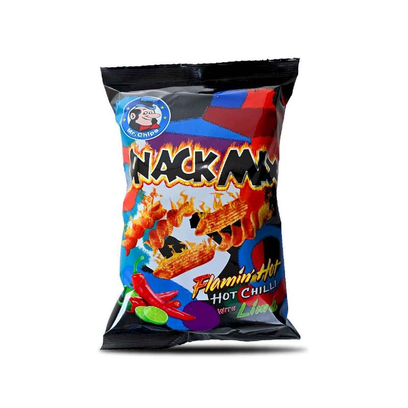Mr. Chips Snack Mix Flamin’ Hot With Lime 40g