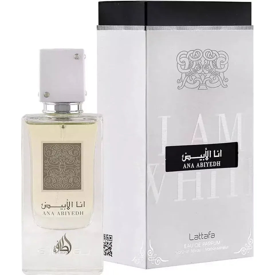 Ana Abiyedh Fragrance by Lattafa - Exquisite White Scent for Every Occasion