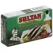 Sultan Moroccan Sardines In Olive Oil With Chili Peppers - All Natural Canned Seafood