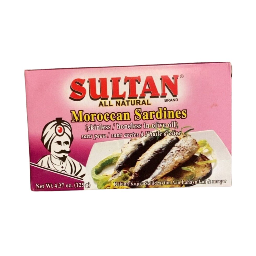 Sultan Sardines in Mild Oil, 4.37 Oz – Rich Source of Protein and Omega-3 Fatty Acids