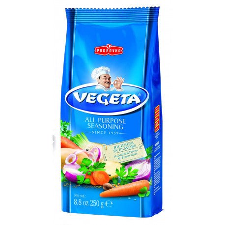 Vegeta 250g Dehydrated Vegetable Seasoning - All-Purpose Flavor Enhancer for Soups and Dishes