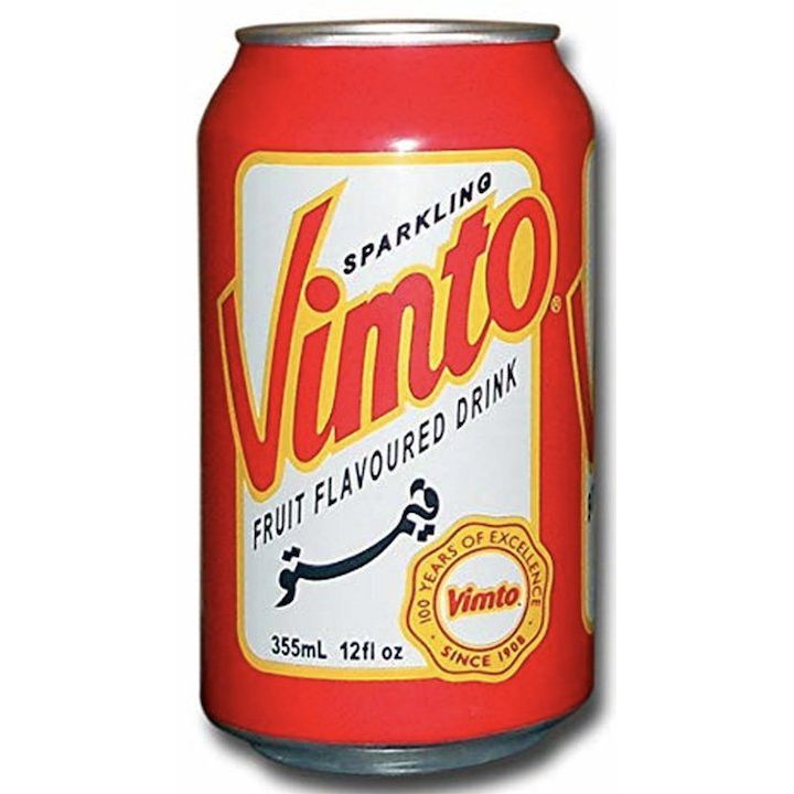 Vimto Sparkling Fruit Drink 330ml – Unique Blend of Grapes, Raspberries, and Black Currants