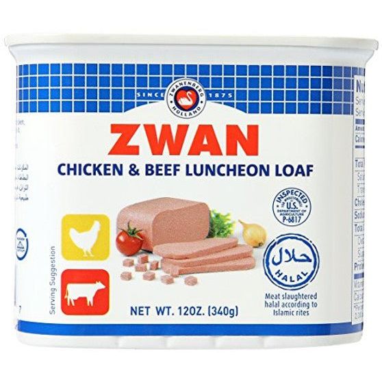 Zwan Luncheon Halal Loaf, Chicken/Beef 340g